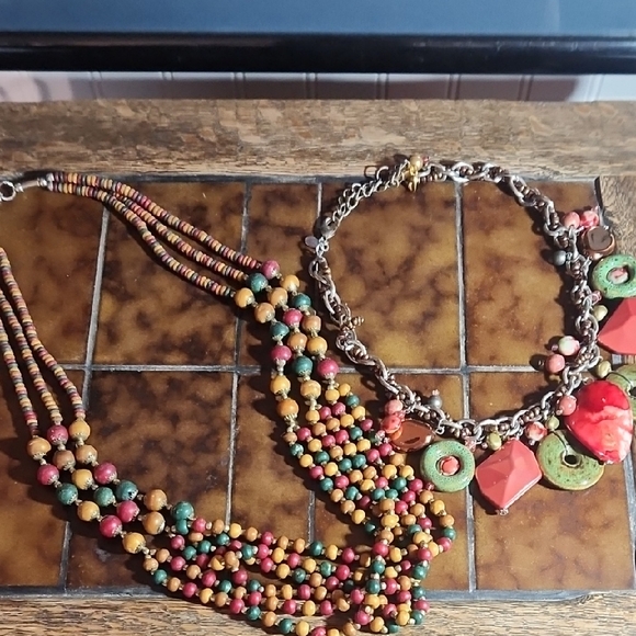 Chico's Jewelry - Beaded Necklace and Chico's Set